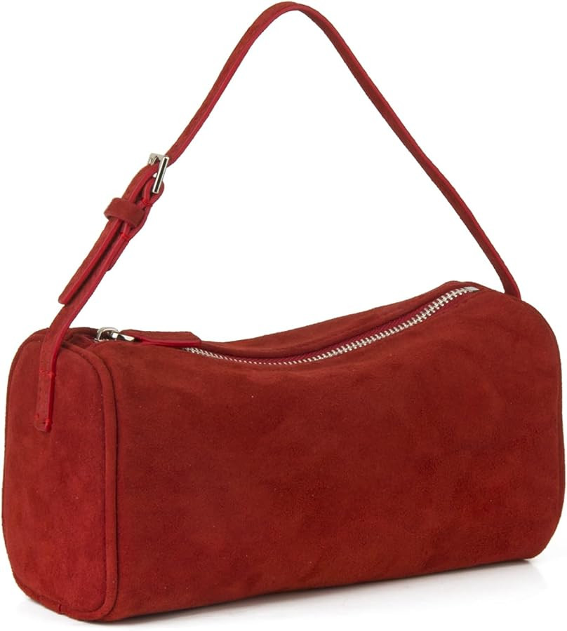 Premium Suede Leather Crossbody Purses for Women, Small Shoulder Bag with Adjustable Strap and Cr... | Amazon (US)