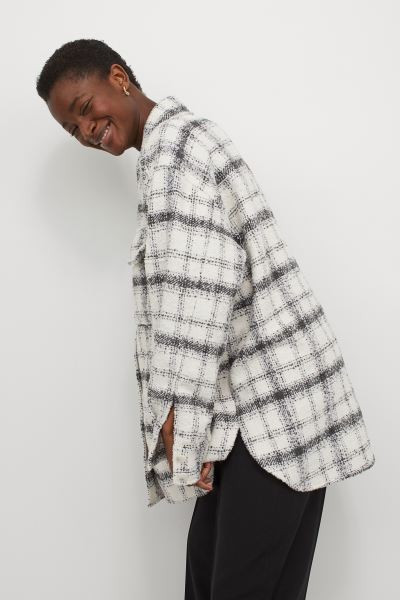 Plaid Shirt Jacket | H&M (US + CA)