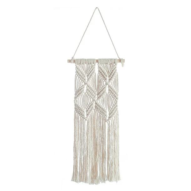 Yesbay Bohemian Hand-woven Cotton Rope Tassel Tapestry Hanging Ornament Room Wall Decor | Walmart (US)