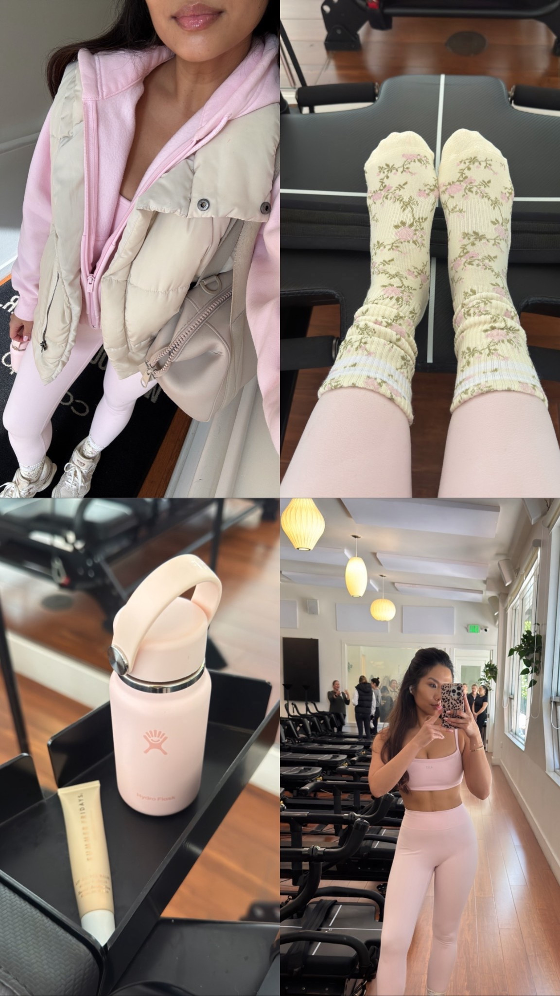 Workout ootd!

Bra - sized up, small
Leggings - sized up, small
Hoodie - tts, xs
Sneakers - sized down 1/2 size 
Vest - old linked similar 

#LTKfitnessgoals #LTKPetite #LTKootd