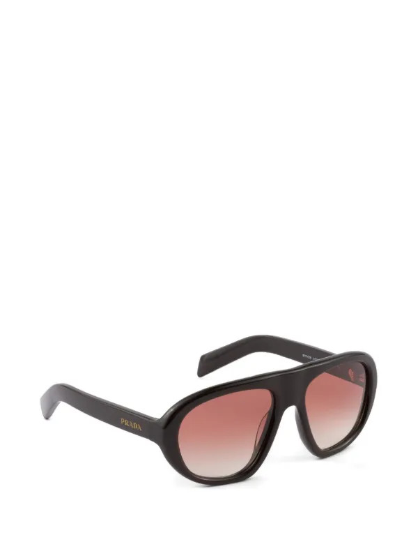Prada Eyewear Eyewear Collection Sunglasses | Brown | FARFETCH AT | Farfetch Global