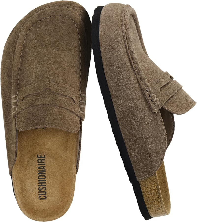 CUSHIONAIRE Fondu Genuine Leather Mule Clogs for Women, Comfortable Slip On Womens Shoes with Pen... | Amazon (US)
