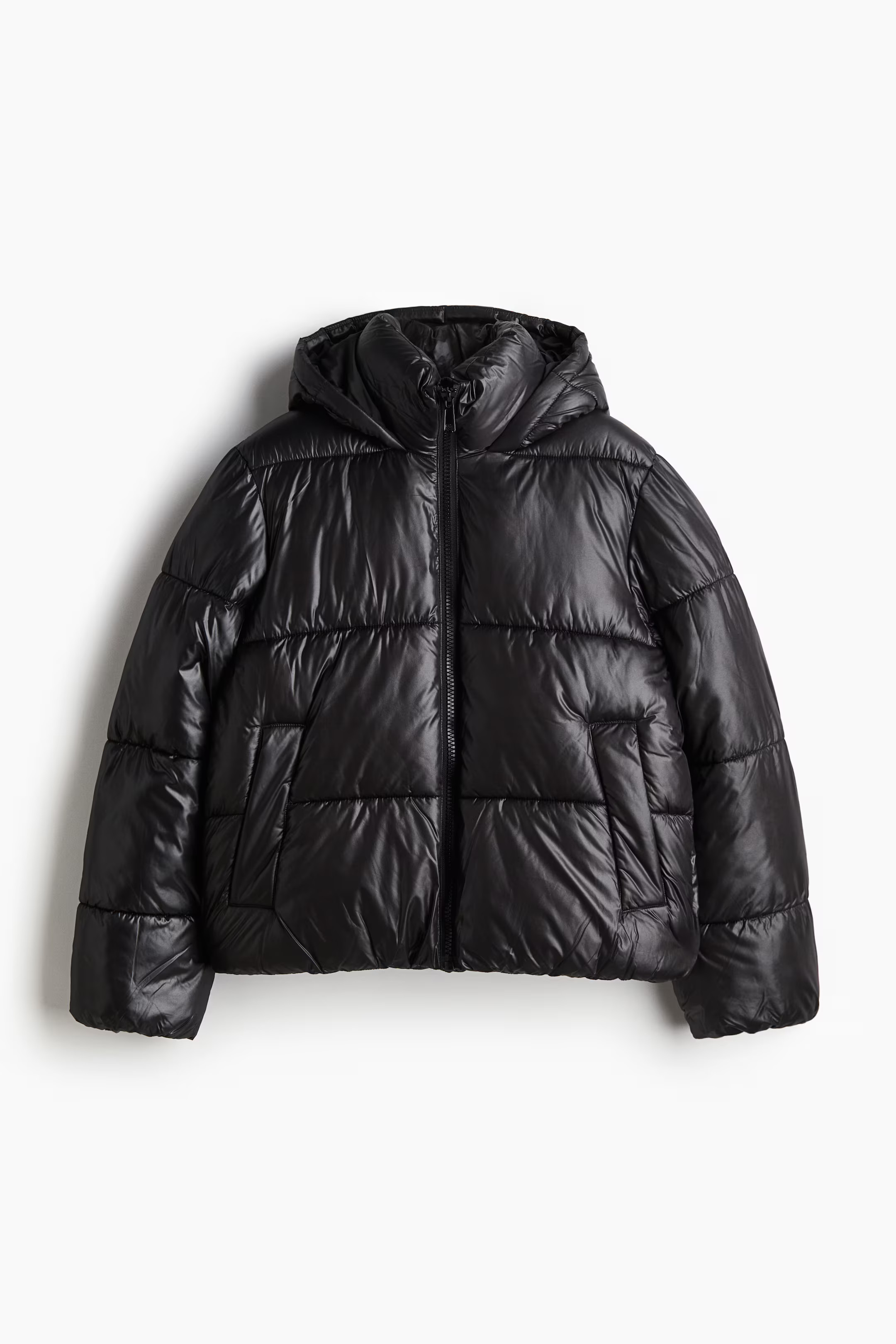 Hooded puffer jacket | H&M (UK, MY, IN, SG, PH, TW, HK)