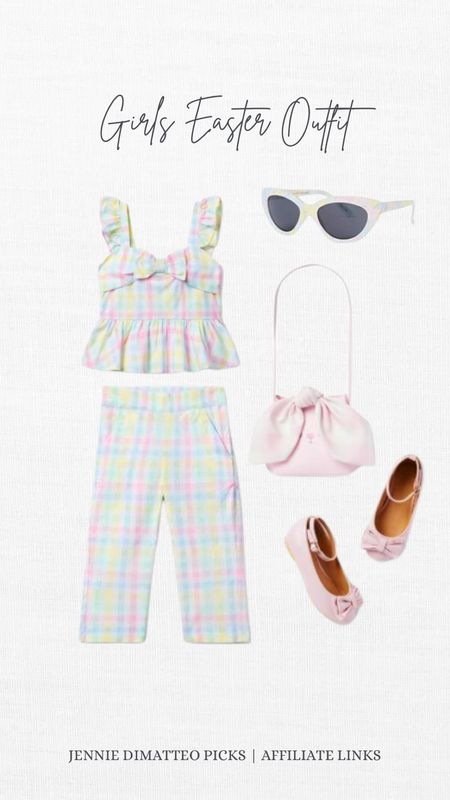 Loving this adorable plaid two piece for my daughter for Easter and the bunny purse is SO cute! Janie + Jack always have the cutest clothes that are the best quality!

Easter outfit. Plaid two piece. Girls Easter outfit. Girls set. Pink purse. Easter purse. Bunny purse. Pink flats. 
  

#LTKstyletip #LTKfamily #LTKkids
