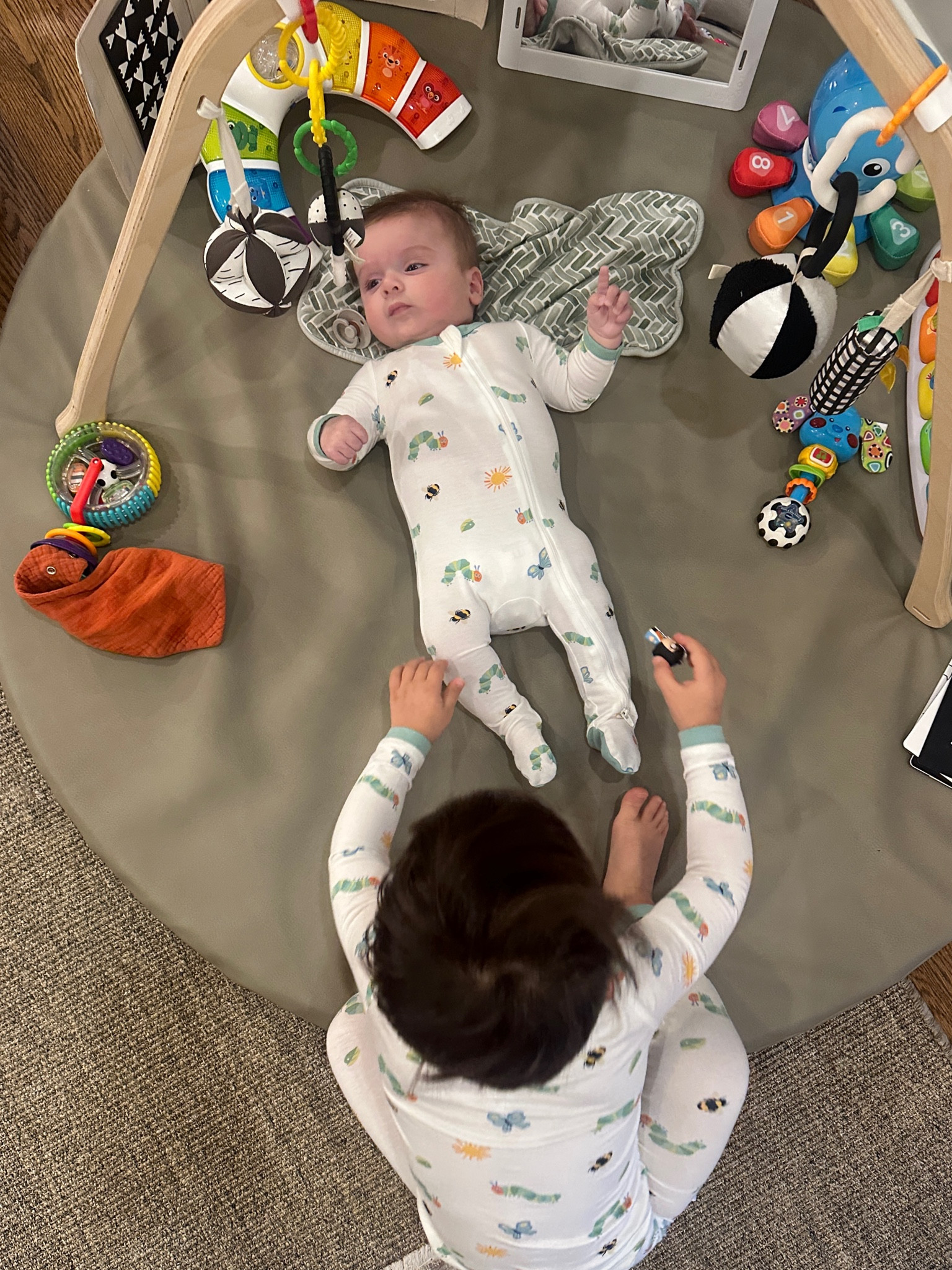 Sibling pajamas, matching pajamas, padded play mat for baby, baby play mat, baby toys

#LTKBaby #LTKKids