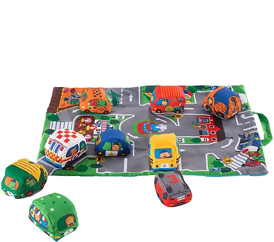 Melissa & Doug Take-Along Town Play Mat - QVC.com | QVC