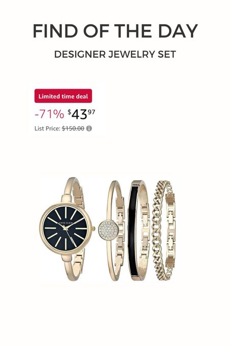 Designer jewelry bracelet set on sale!! This is SO cute!! And 70% off! 

#LTKsalealert #LTKstyletip
