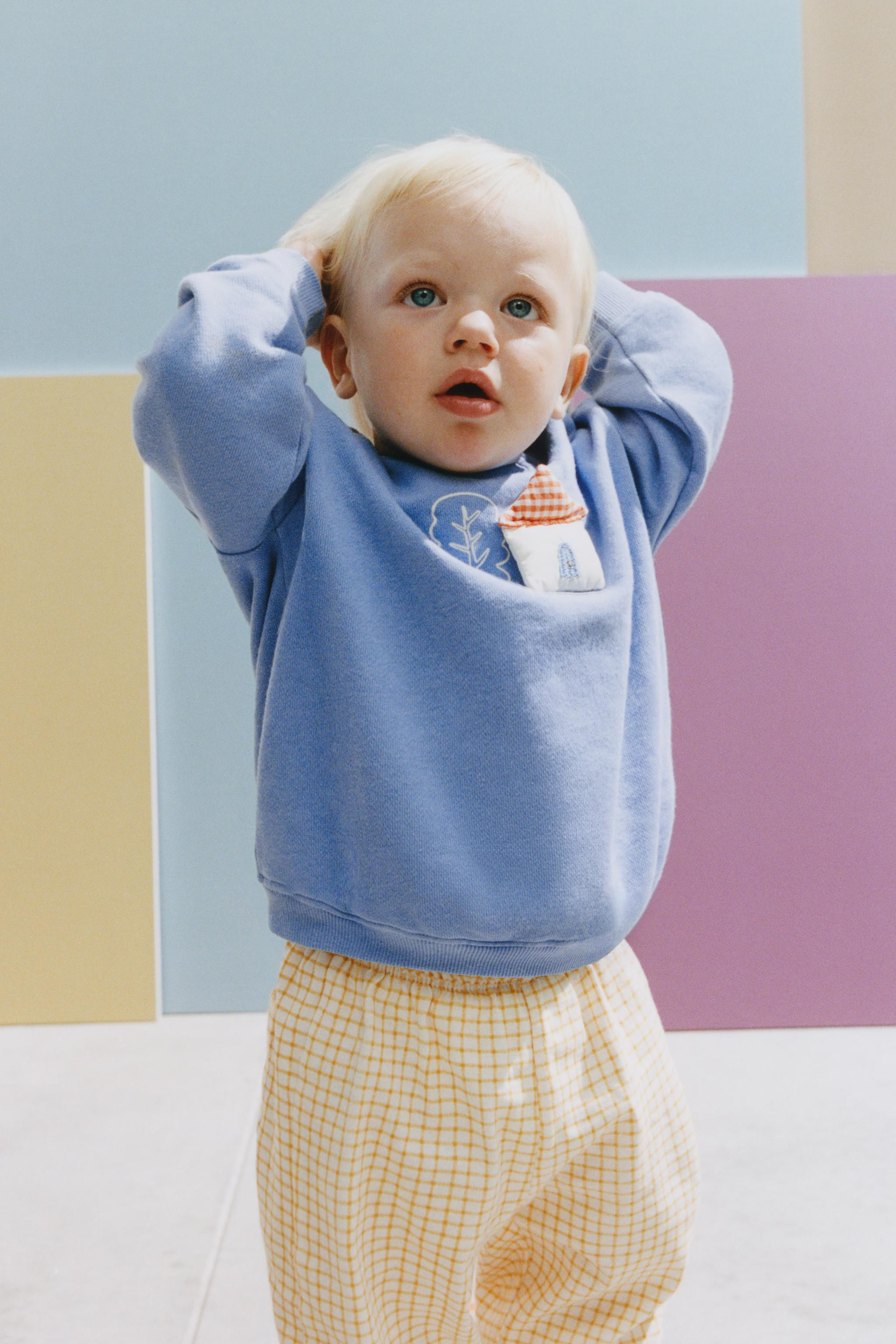 PATCHWORK HOUSE SWEATSHIRT | Zara US