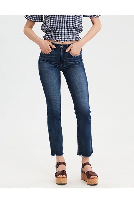 AE Ne(X)t Level High-Waisted Crop Flare Jean | American Eagle Outfitters (US & CA)
