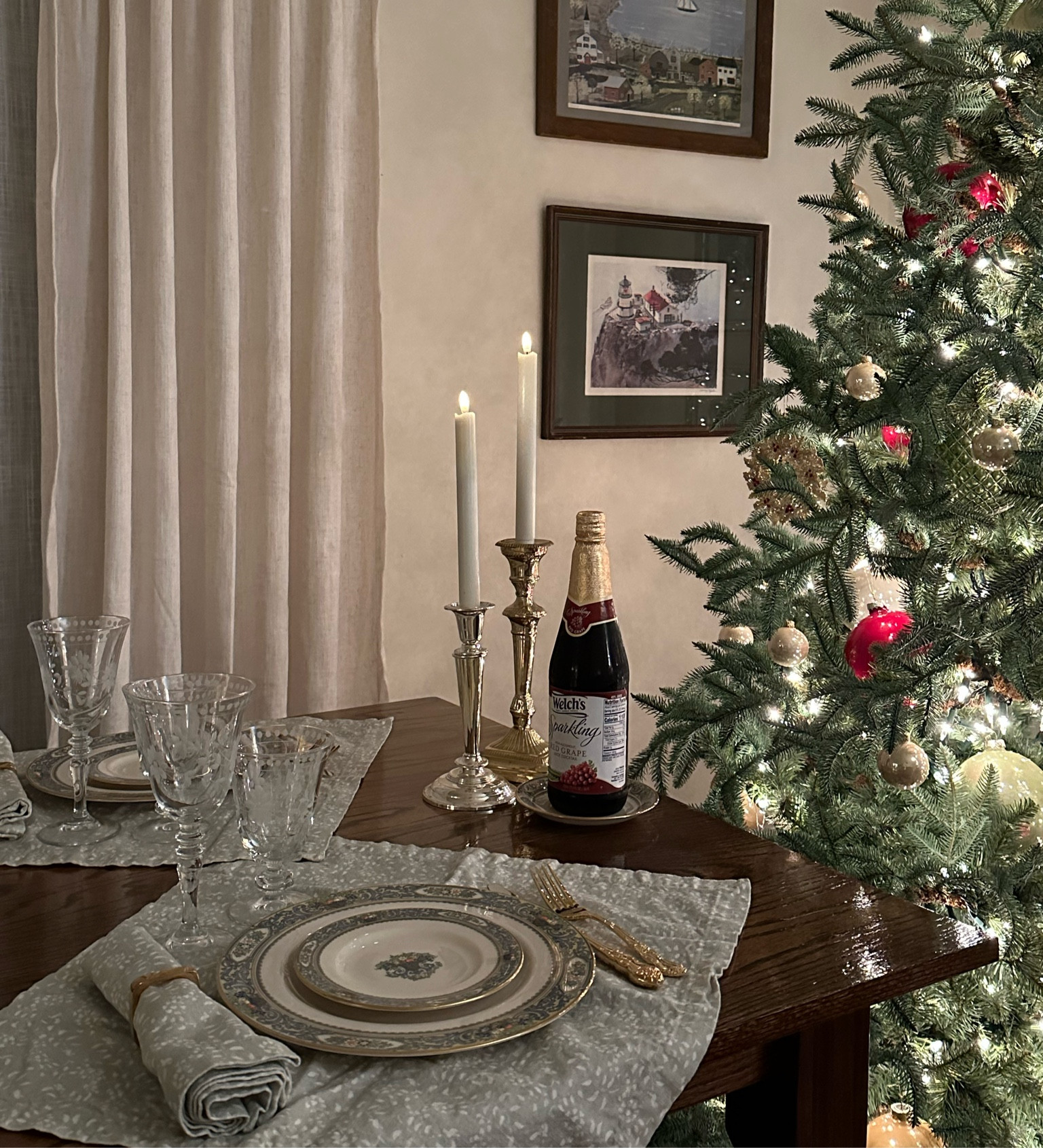 NYE dinner at home 🍇🪩🥂

#LTKhome #LTKstyletip #LTKHoliday