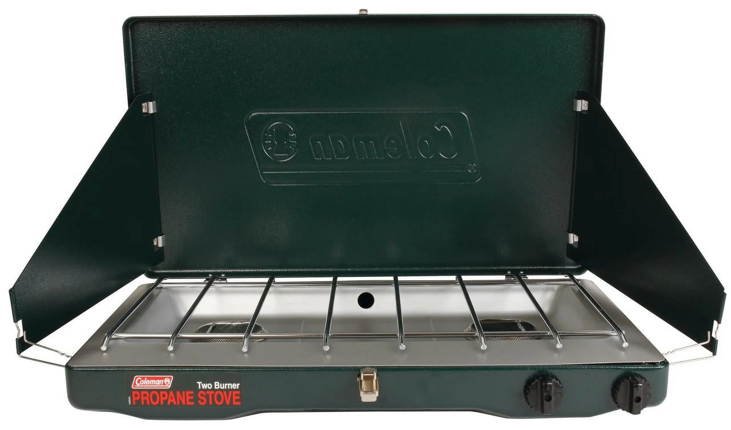 Coleman Brand, Matchlight 10,000 BTU 2-Burner Propane Stove, black | Walmart (US)