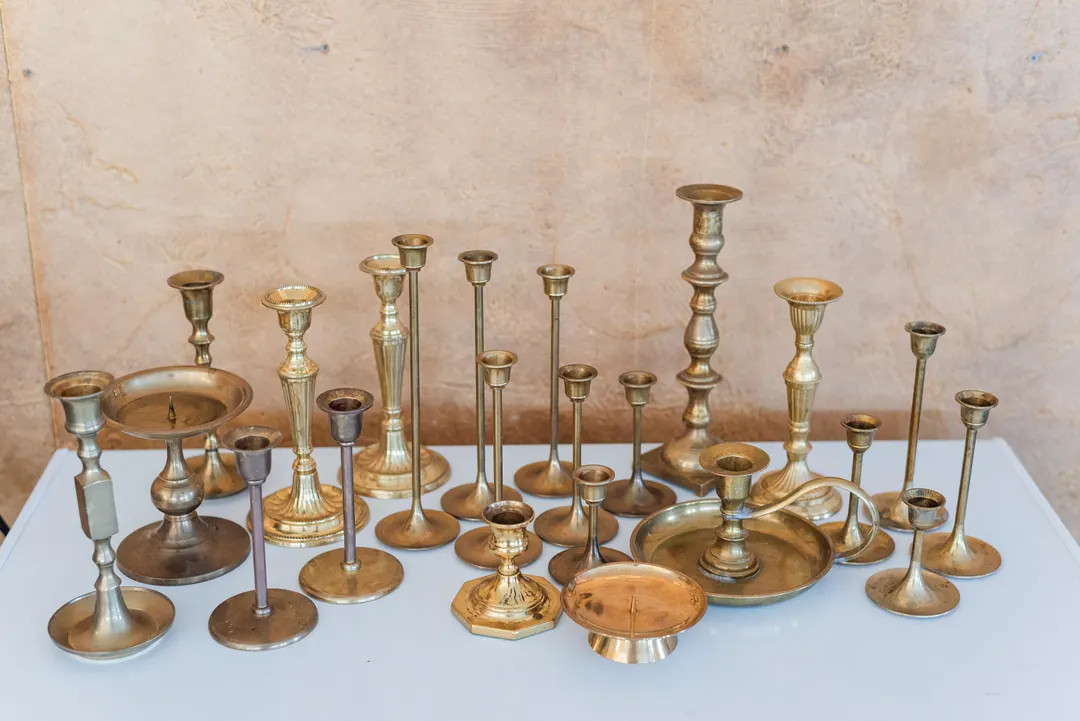 Brass Candle Holders - Etsy | Etsy (US)