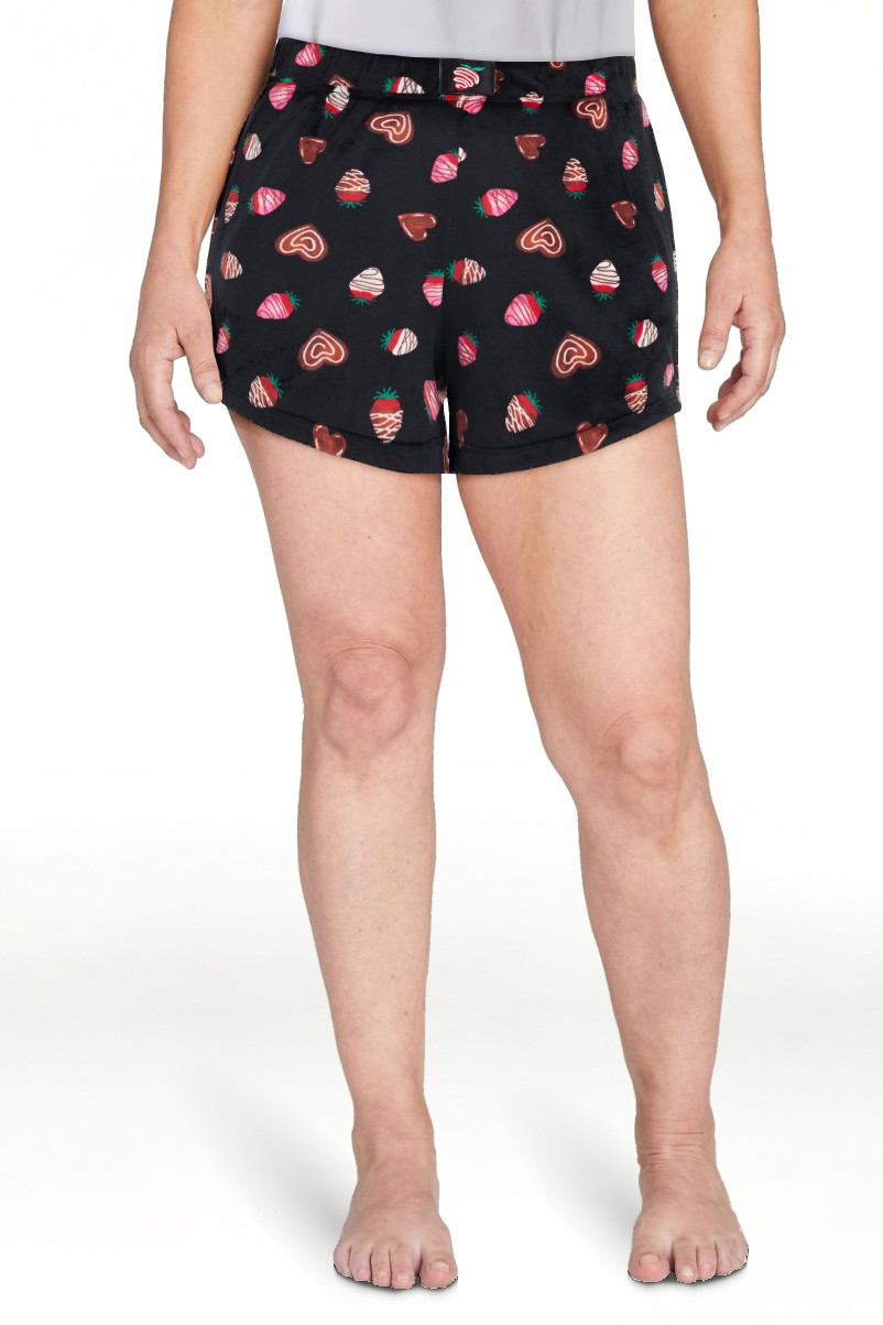 Valentine's Day Women's Sleep Shorts from Way to Celebrate, 2-Pack, Sizes XS-3X | Walmart (US)