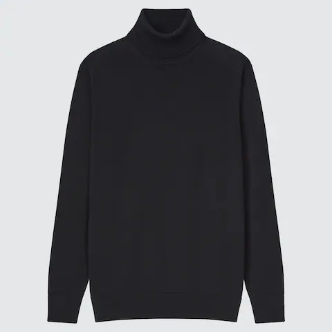Herren 100% Extra feine Merinowolle Rollkragenpullover | UNIQLO (DE)