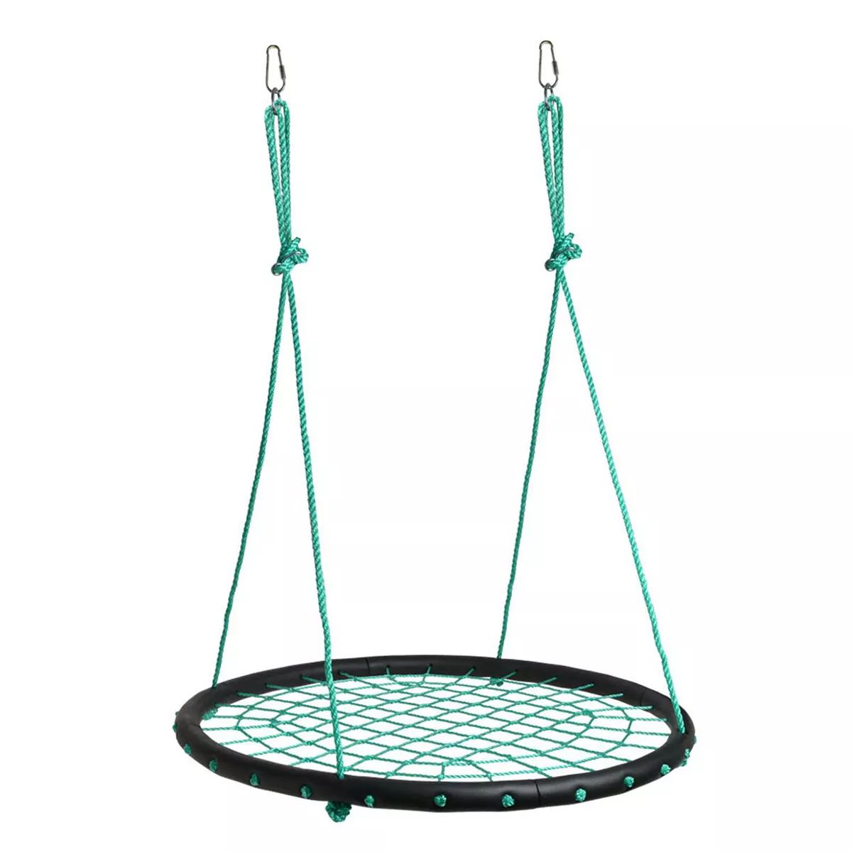 40" Disc Swings Seat Flying Saucer Tree Rope Web Net Green | Kohl's