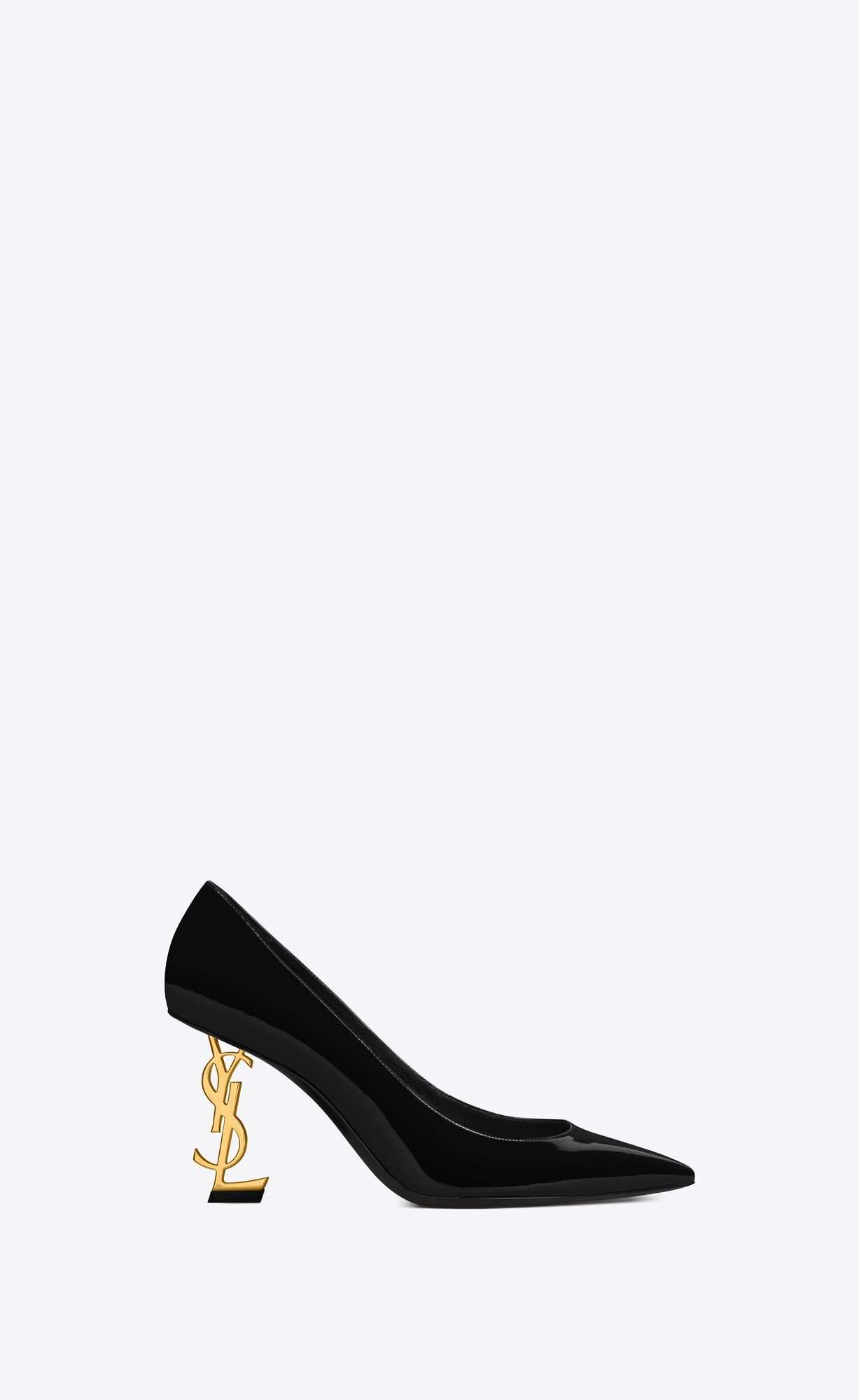opyum pumps in patent leather with gold-tone heel | Saint Laurent Inc. (Global)