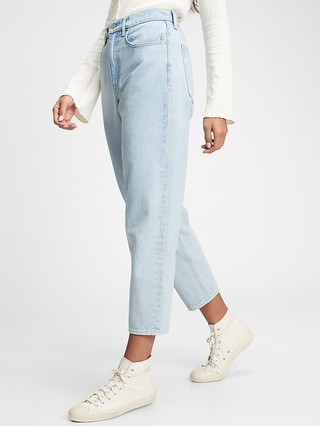 High Rise Barrel Jeans with Washwell | Gap (US)