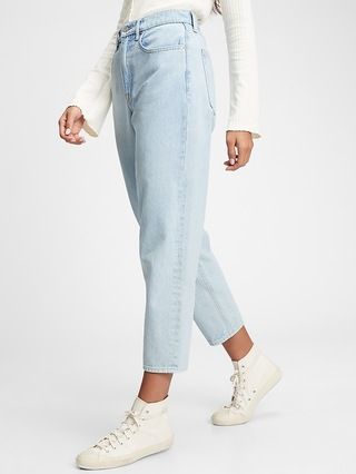 High Rise Barrel Jeans with Washwell | Gap (US)