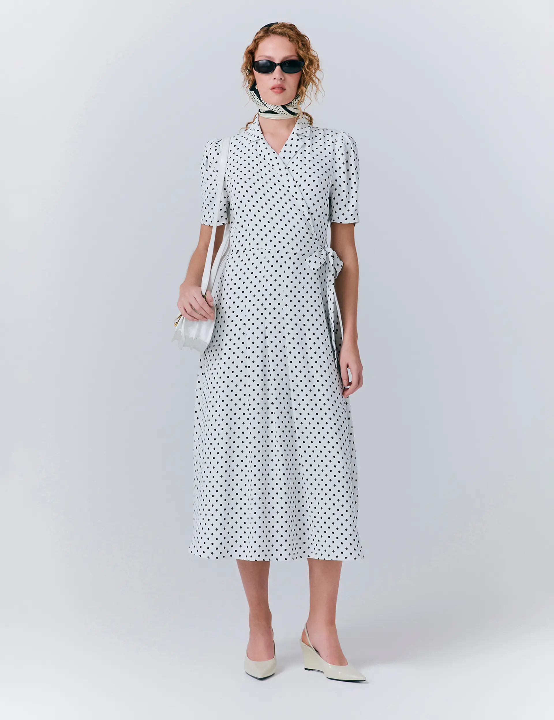 Giselle Crepe Polka Dot Wrap Dress (Women) | Nordstrom | Nordstrom