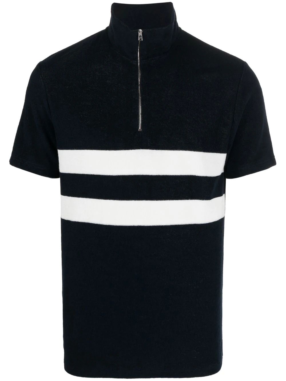 Ron Dorff Organic Cotton Striped Polo Shirt - Farfetch | Farfetch Global