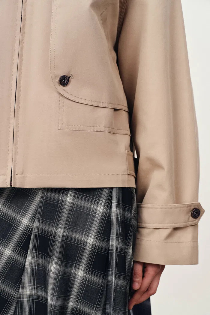 Dnipro Oversized Lightweight Utility Jacket in Cotton Twill | Fabrique
