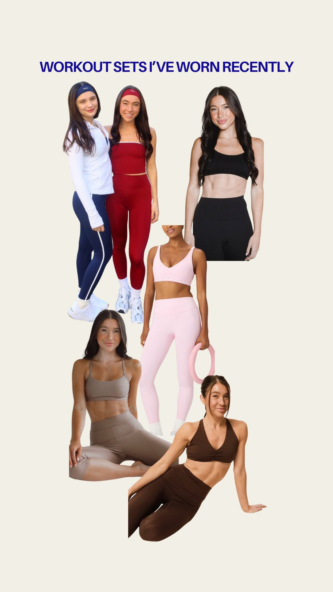 Workout sets I have recently worn! Working out is a HUGE part of my life and I love feeling cute while doing it! 

 #LTKootd #LTKfitnessgoals #LTKActive