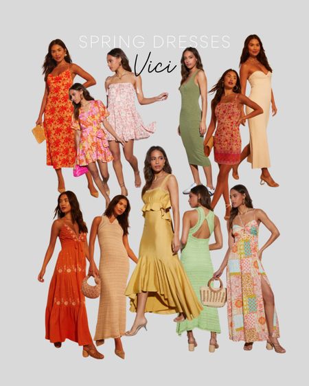 Spring dresses from Vici 

Use promo code SPRINGLTK30 for 30% off site wide 

Mini dress, midi dress, maxi dress, wedding guest dress, floral dress 

#LTKSpringSale #LTKfindsunder50 #LTKfindsunder100