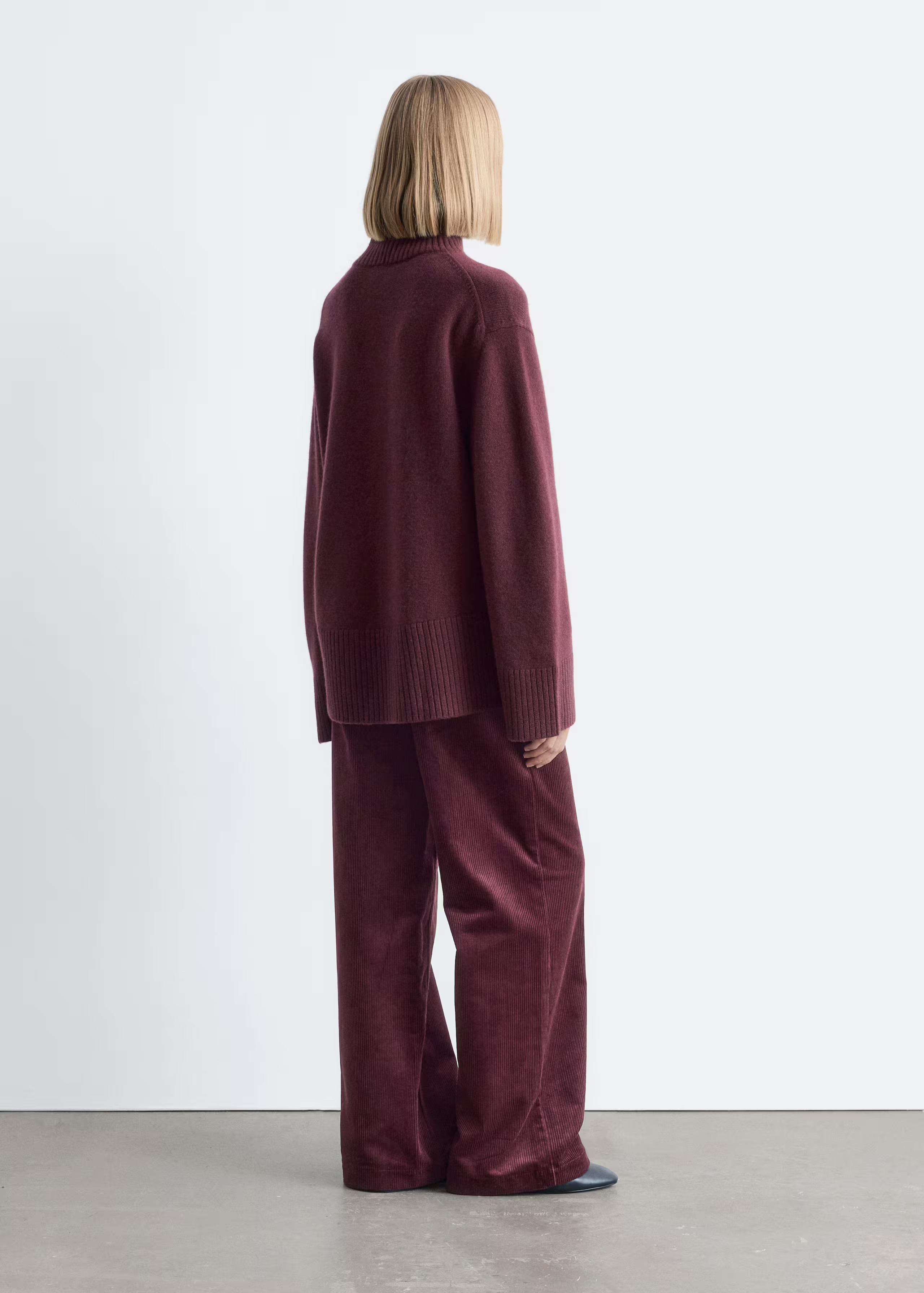 Oversized Turtleneck Wool Sweater | & Other Stories - US