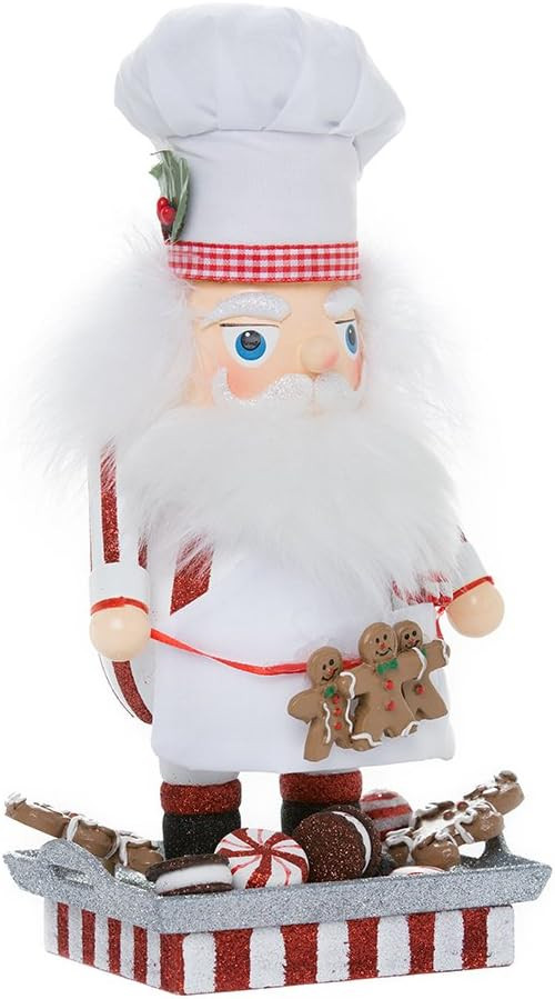 Kurt Adler Hollywood Santa Gingerbread Chef Nutcracker, 12-Inch | Amazon (US)