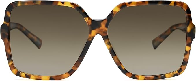 Dollger Oversized Square Sunglasses for Women Big Large Wide Fashion Shades for Men UV Protection... | Amazon (US)