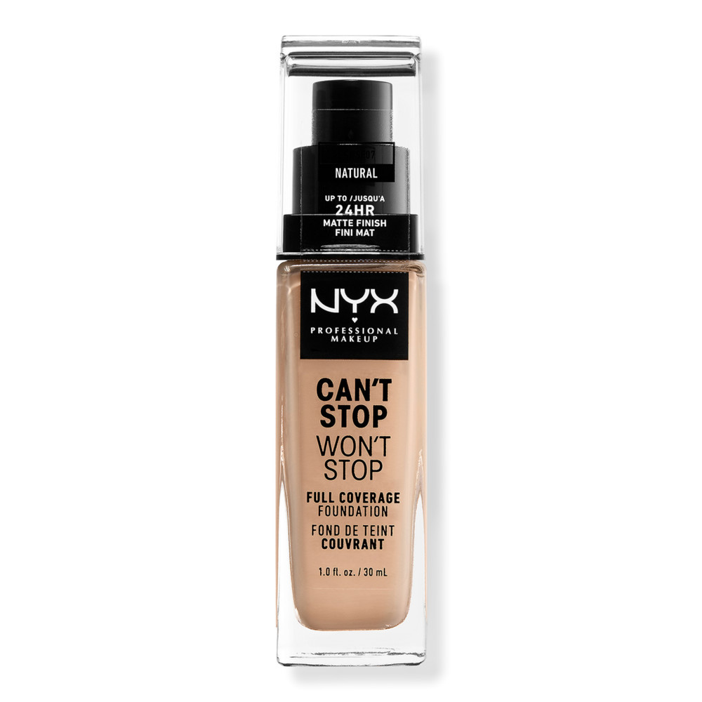 NYX Professional Makeup Can't Stop Won't Stop 24HR Full Coverage Matte Foundation - Natural | Ulta