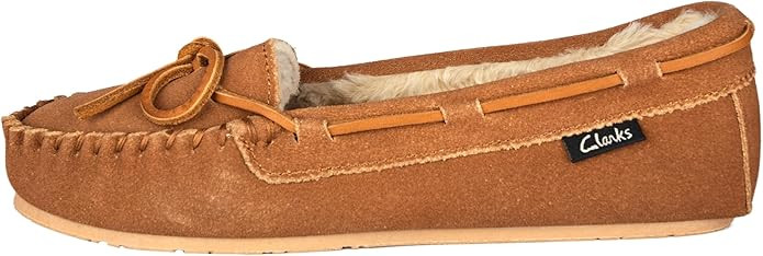 Clarks Women's, Suede Moccasin Slipper | Amazon (US)