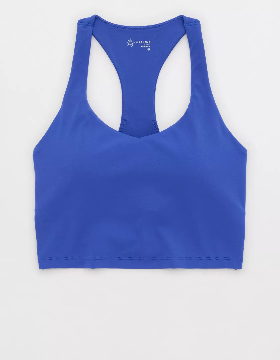 OFFLINE By Aerie Real Me Low Key Racerback Sports Bra | American Eagle Outfitters (US & CA)
