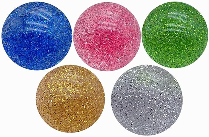 Kikeep Large Bouncy Ball 45mm for Kids Glitter Bounce Balls Party Favors Super Bouncy Balls Gift ... | Amazon (US)