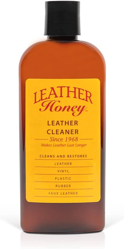 Leather Honey Leather Cleaner - The Most Trusted Leather Cleaner for Vinyl and Leather Apparel, F... | Amazon (US)
