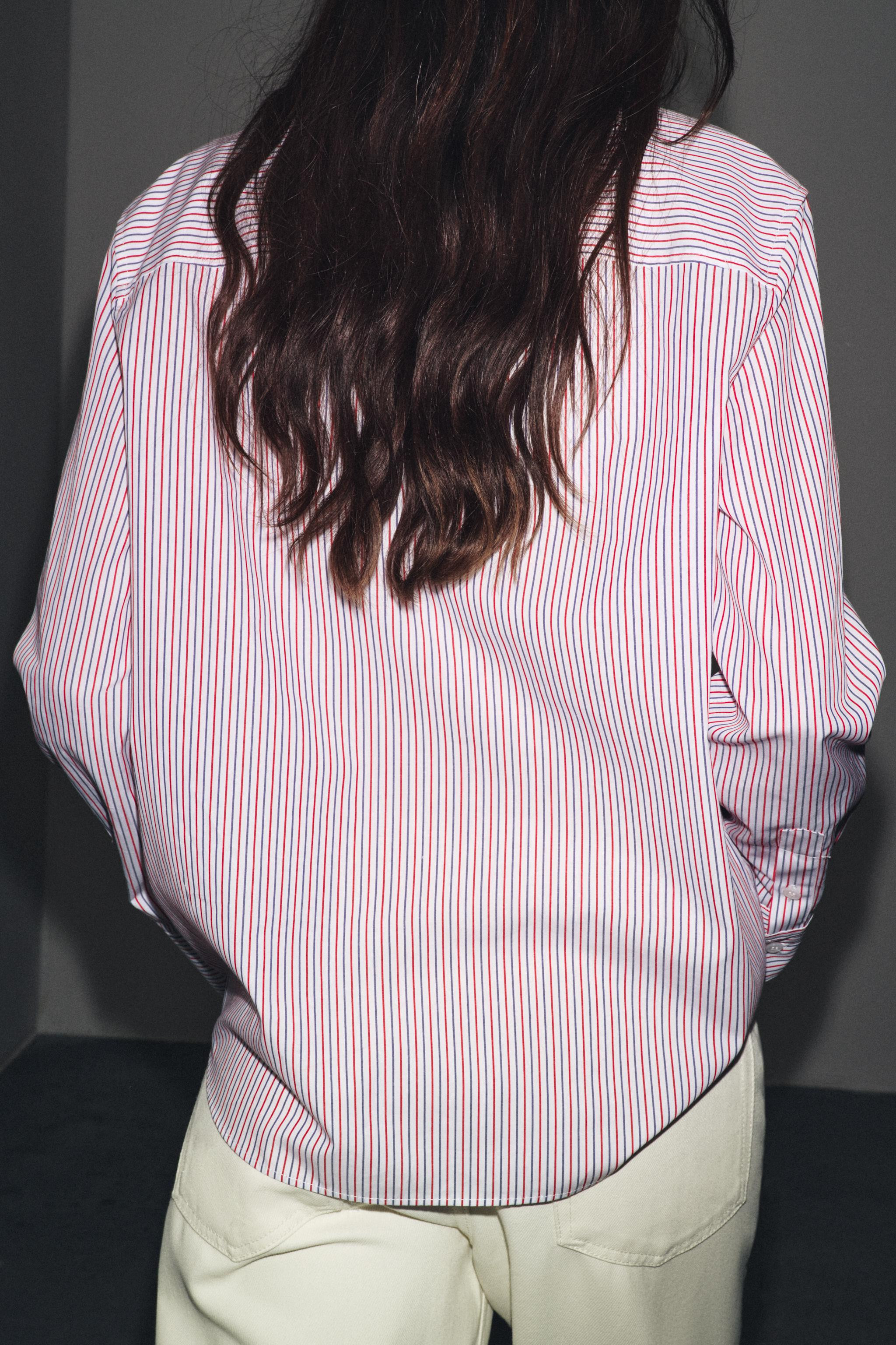 STRIPED POPLIN SHIRT ZW COLLECTION | Zara US