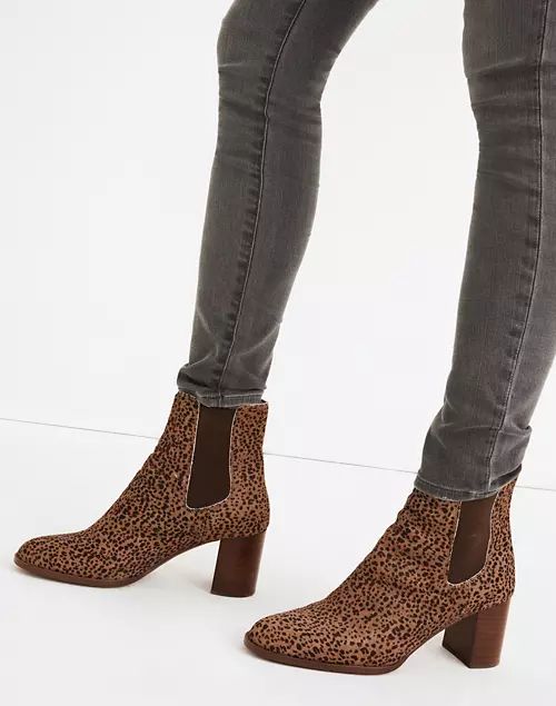 The Laura Chelsea Boot in Spotted Calf Hair | Madewell