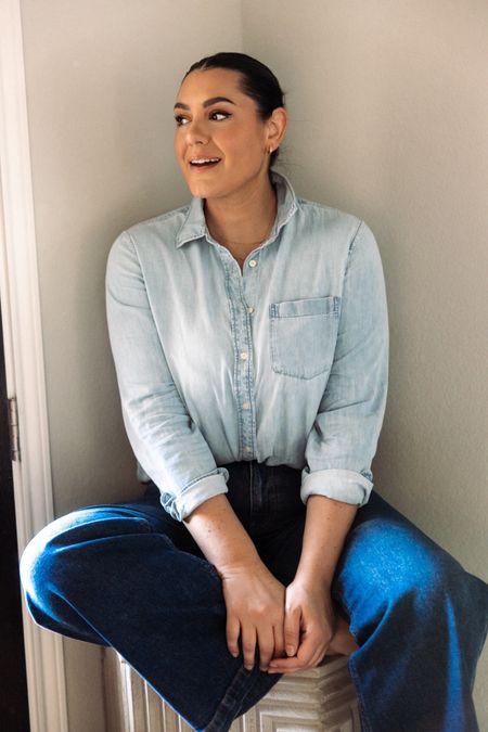 Love this lived in chambray from Gap. I’m in the large for a bit more wiggle room! #ad #howyouweargap

I’m in the 10 of the jeans, TTS!

#LTKover40 #LTKSeasonal #LTKmidsize