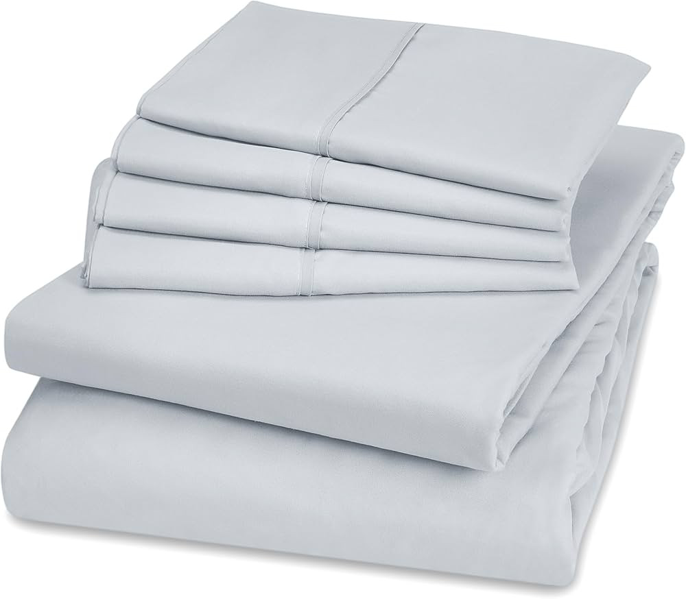 Danjor Linens King Size Sheets Set - 6 Piece Set Including 4 Pillowcases - Deep Pockets - Breathable | Amazon (US)
