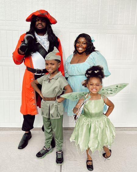 Cutest Peter Pan, Tinkerbell, Wendy, & Captain Hook Halloween costumes ✨🧚🏾

#LTKfamily #LTKSeasonal