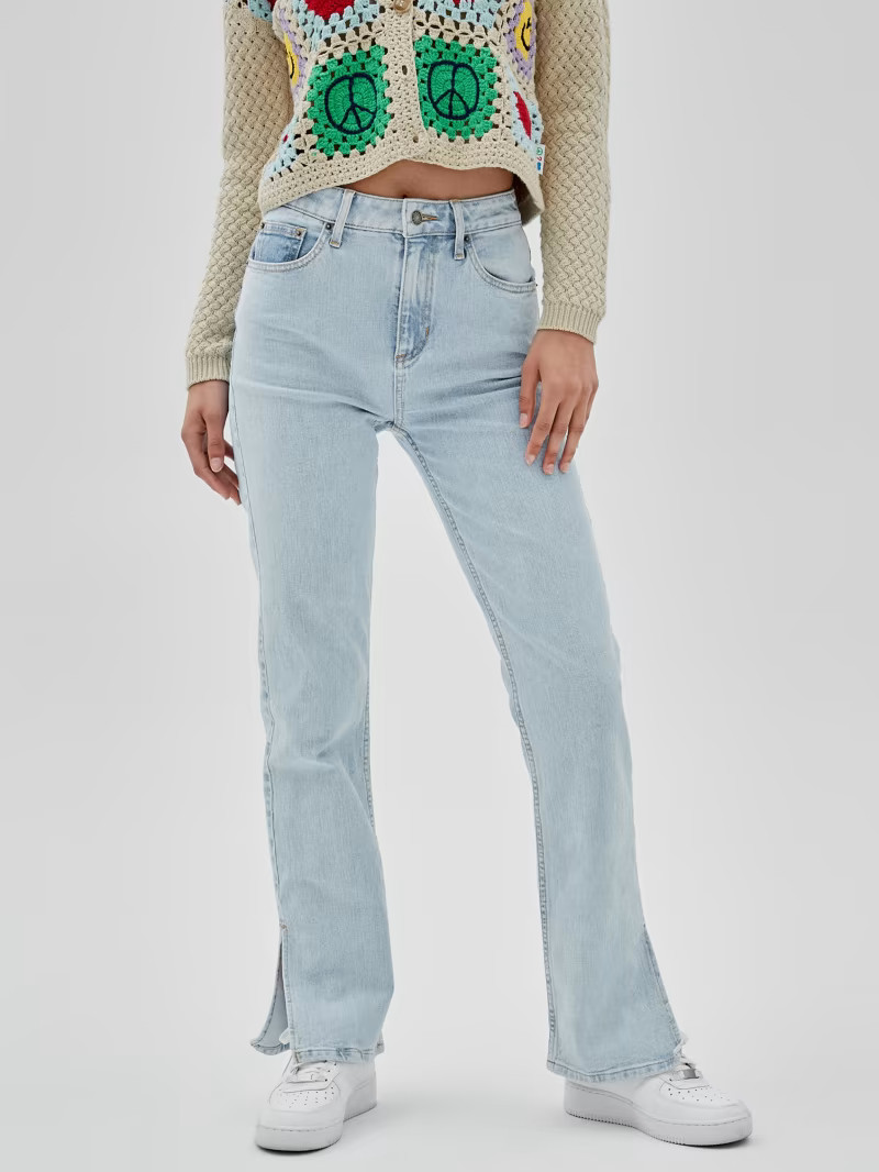 GUESS Originals x J Balvin Light-Wash Split Hem Jeans | Guess (US)