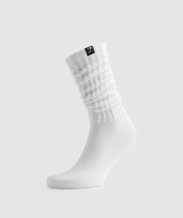 Gymshark Comfy Rest Day Socks - White | Gymshark US