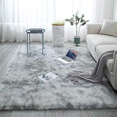 Fuzzy Abstract Area Rugs for Bedroom Living Room Fluffy Shag Fur Rug for Kids Nursery Dorm Room C... | Amazon (US)