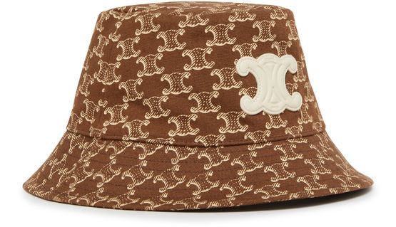 Triomphe bucket hat in monogram canvas - CELINE | 24S US