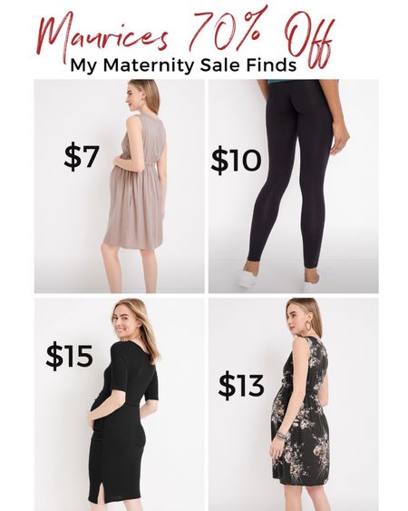 Maurice’s 70% off sale. Maternity dresses. Maternity leggings. Nursing friendly. 

#LTKsalealert #LTKbump #LTKmidsize