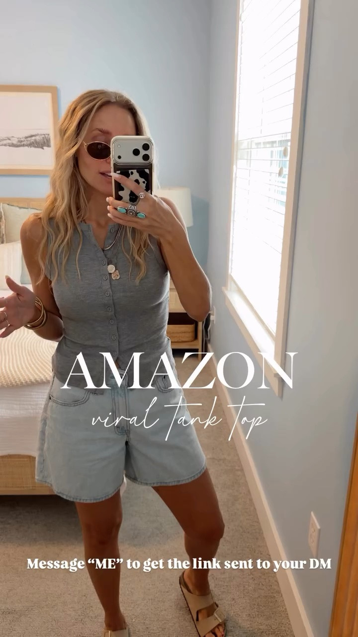 Everyone raves about Free Peoples button down tanks BUT these ones on Amazon are almost the same! The price is WAY better too🎉

I’m wearing my tts (small)

5’5” // 120 ish lbs

#LTKootd #LTKdayinmylife #LTKgrwm