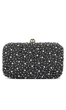 From St Xavier Mini Pearl Box Clutch in Black from Revolve.com | Revolve Clothing (Global)