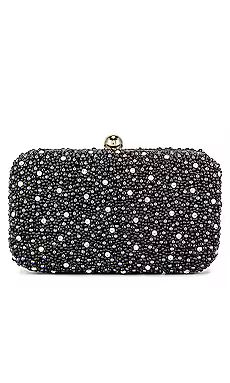 From St Xavier Mini Pearl Box Clutch in Black from Revolve.com | Revolve Clothing (Global)