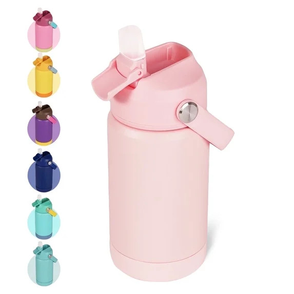 Hawsaiy 12oz Kids Insulated Water Bottle with Straw Lid, Leak-Proof Stainless Steel BPA-Free Ther... | Walmart (US)