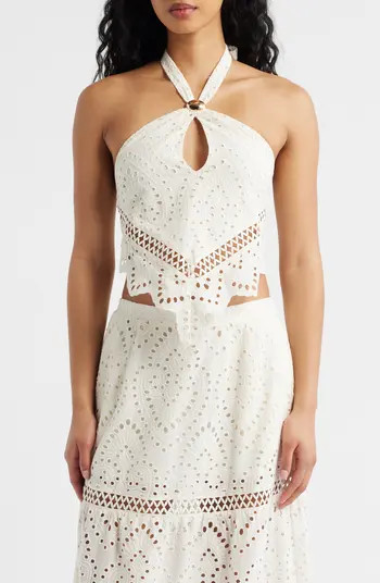 Cotton Eyelet Top | Nordstrom